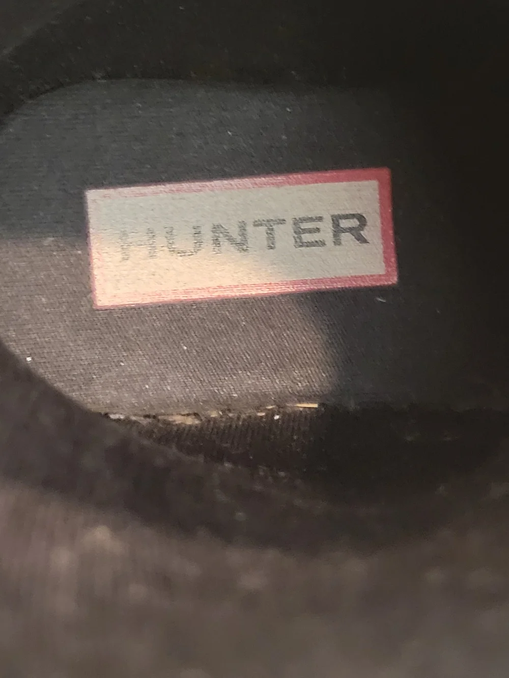 Hunter Kids Black Rubber Water Shoes with Buckle Detail
